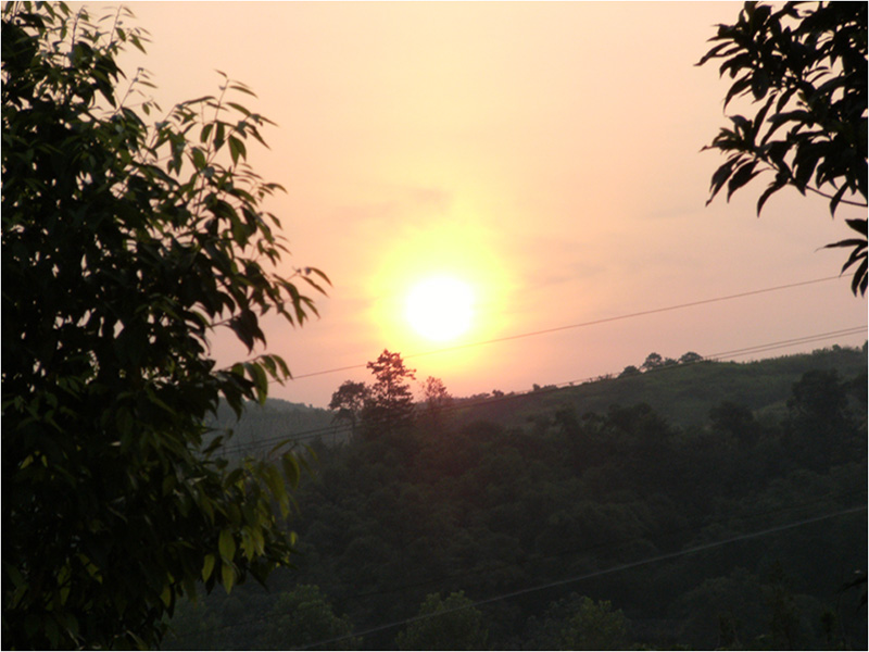 Sunrise on TSE 2009 observing location