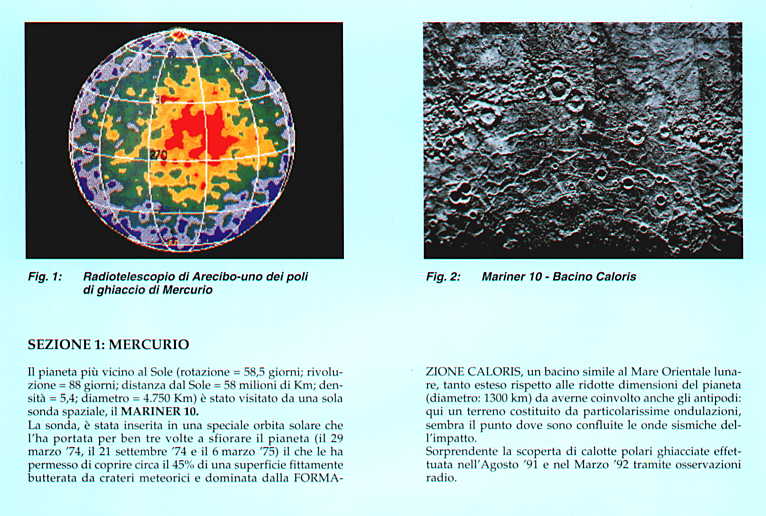 Sezione 1: Mercurio